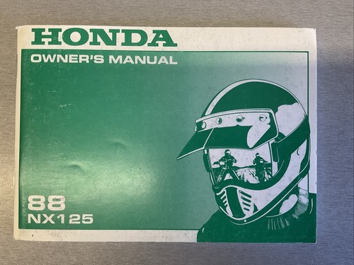 Honda owners manual 1988 - owners,