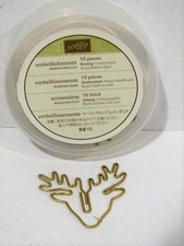 Stampin Up Renne Papier Pinces Embellissements Noël Vacances Neuf