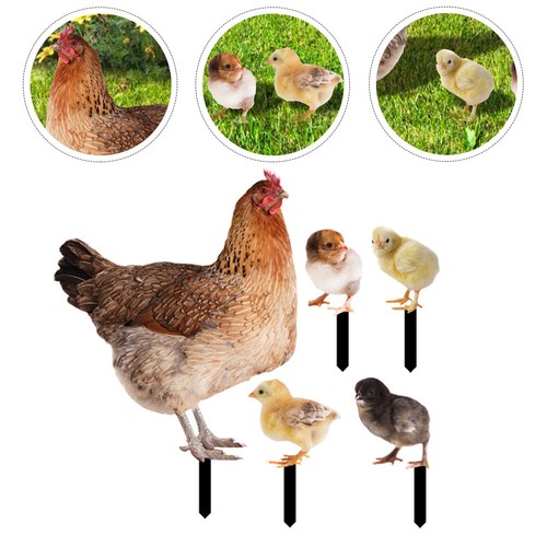 Piquet jardin forme coq - piquet, de