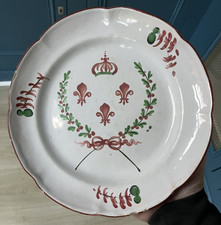 Ancienne Assiette Faience Les