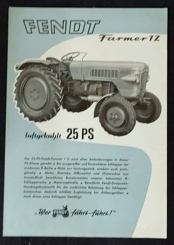 Rare prospekt fendt - ****,
