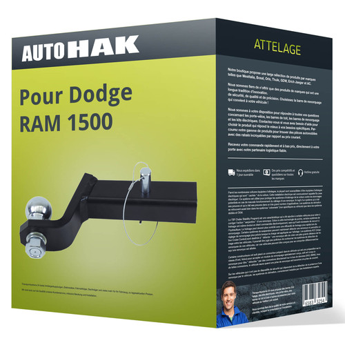 Attelage pour dodge ram - pour, 1500