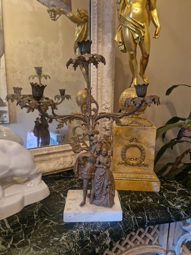 Grand bougeoir bronze - en,