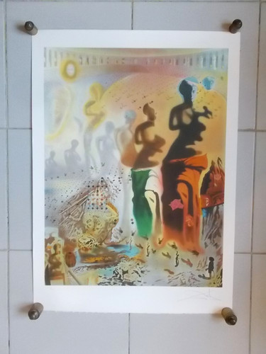 Lithographie salvador dali - salvador,