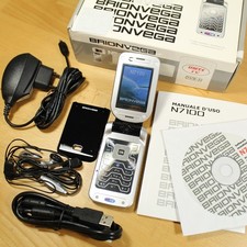 Rare Vintage 2007 TV Phone Black Brionvega N7100 Flip In Box New Complete Italy