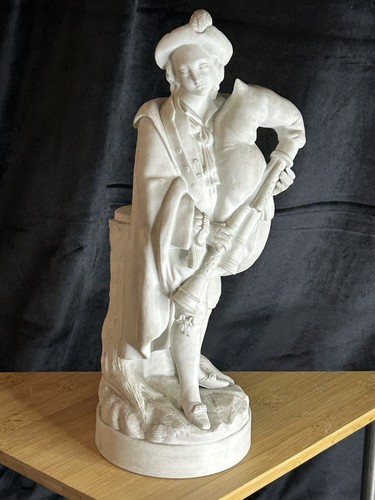 Statue biscuit porcelaine xixe - biscuit,