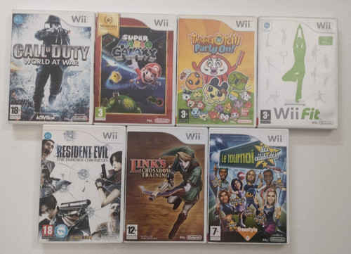 Lot jeux nintendo wii - jeux,