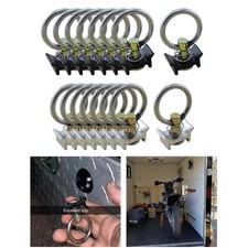 8x Rail d'ancrage simple pour