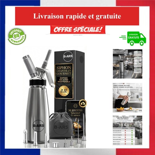 Siphon chantilly ars acier - siphon,