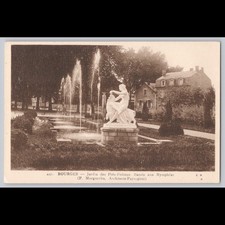 Postcard Bourges Jardin des