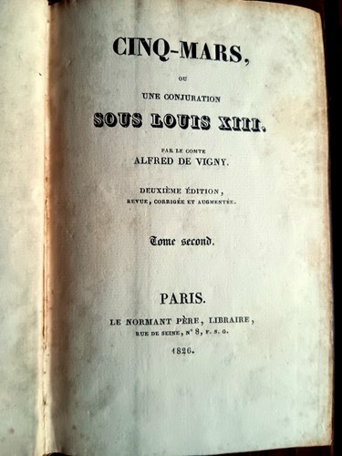 Vigny cinq mars - a., de