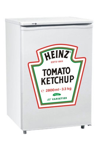 Sticker tomato ketchup heinz - tomato,