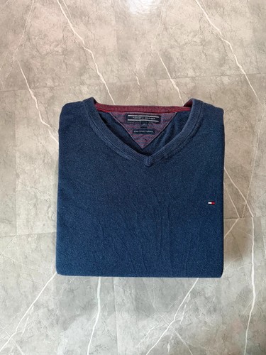 Pull col tommy hilfiger - v,