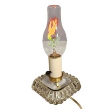 Vintage Duro Lamp Aerolux Style Flower Leaves And Bird 