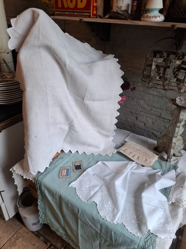 Linge ancien lot dentelle - ancien, de