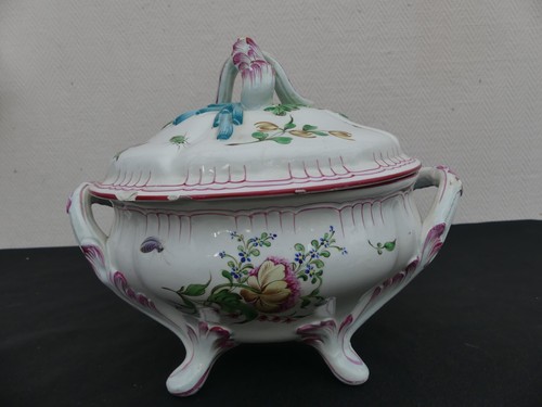 Ancienne soupiere faience - faience, de