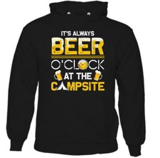 Hoodie De Camping Bière Au Camping Caravane Tente Alcool Cidre