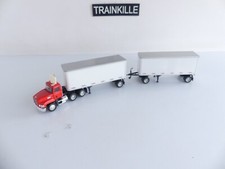 (5) TONKIN REPLICAS INC 1:87 AMERICAN MACK TRUCK +2 TRAILERS