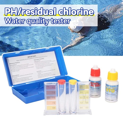 Kit test piscine chlore - ph,