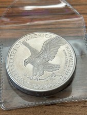 1 Oz  de Titane -   "American Titanium Eagle" _ New Reverse Bullion USA - 2021