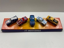 GALOOB MICRO MACHINES #7 MUSTANGS SERIES OF 5 CARS - OPENED BUT NOT PLAYED WITH