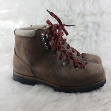 VASQUE 7506 Vintage Brown Split Cowhide Leather Boots Mens Size US 8 D
