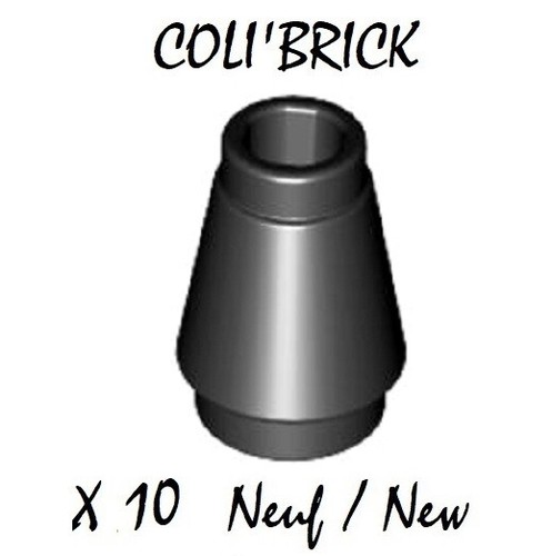 Lego 4589 10x brique cone - lego,