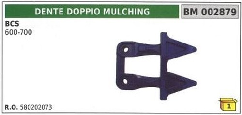 Dente double mulching pour - mulching,