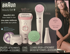 Braun Beauty Set 9 Epilator and Facial Brush - Only used once!