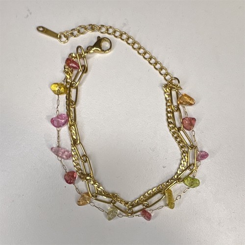 Bracelet chaîne doré