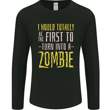 Zombie Apocalypse Drôle Halloween Citation Hommes T-Shirt