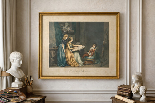 Estampe xixe étude du - estampe, l’Étude