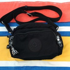 Kipling Sacoche Bag Used Lightweight Compact Black