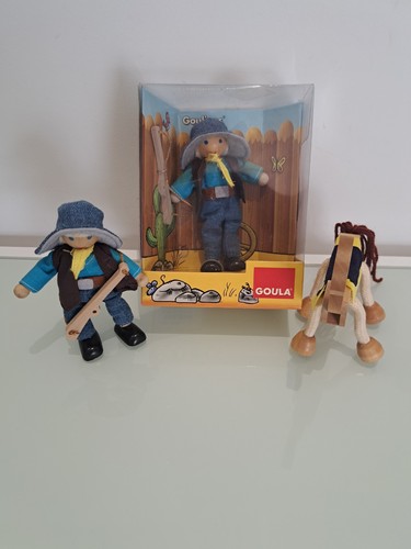 Goula cowboy jouet ancien - , en