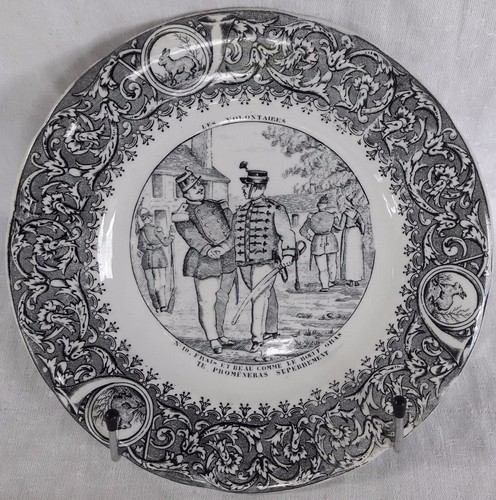 Ancienne assiette parlante - ancienne,