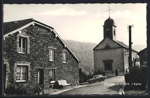 Cpa frahan semois - frahan-s-semois,, l´eglise