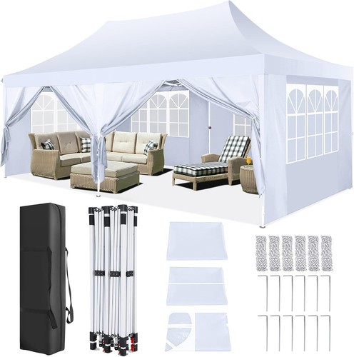 10x20 pop canopy heavy duty - up,