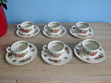 6 tasses a thé en  Villeroy