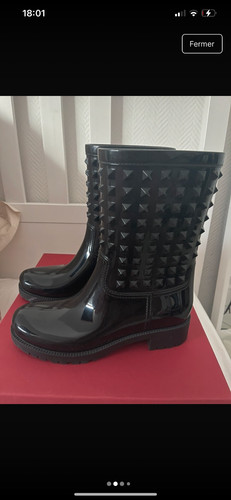 Bottes pluie noires - bottes,