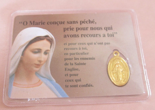 Image pieuse médaille sous - image,