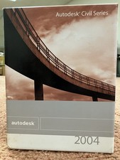 AUTODESK AUTOCAD CIVIL SERIES SOFTWARE 2004 - 2 DISKS - SERIAL # - FULL VERSION