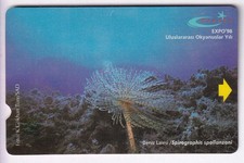 ASIE TELECARTE / PHONECARD .. TURQUIE 100U TT ALCATEL RARE CORAIL MAGNETIQUE
