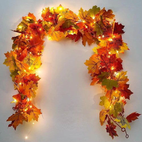 Guirlande feuilles érable - guirlande,