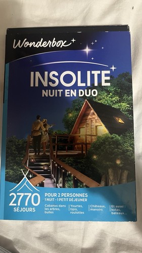 Wonderbox séjour insolite - séjour,