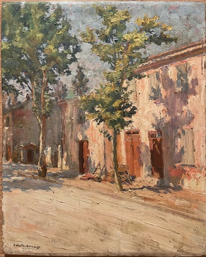 Huile sur panneau martin - sur, c.