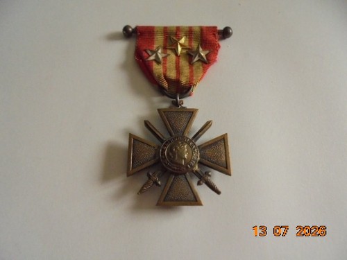 Médaille croix guerre 1939 - médaille,