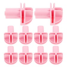 10pcs Cage d'oiseau Accessoires de roue Cage en plastique Connecteurs de