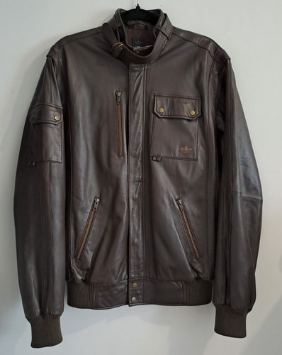 Adidas leather jacket - adidas, rare