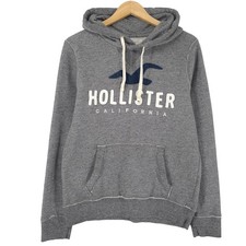 Hollister Hoodie Gris Coton
