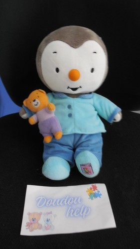 Doudou peluche tchoupi - tchoupi, pyjama